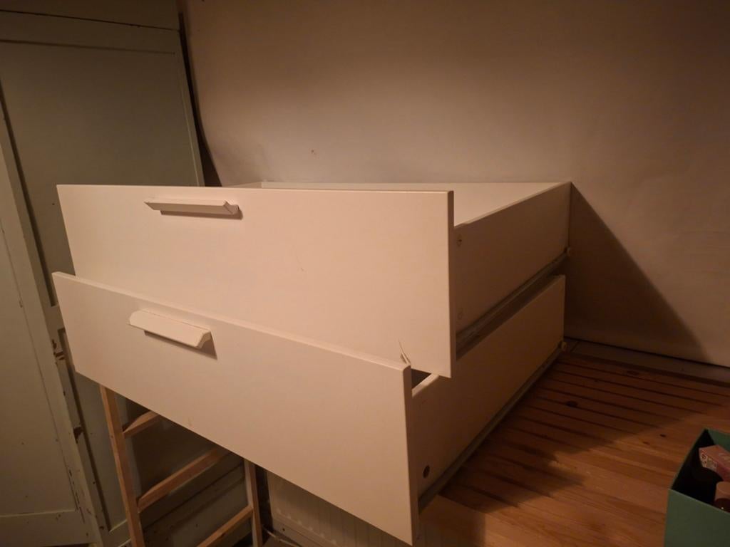 2 lades IKEA bremnes bed - gratis op te halen, Ophalen of Verzenden, Gebruikt, Wit