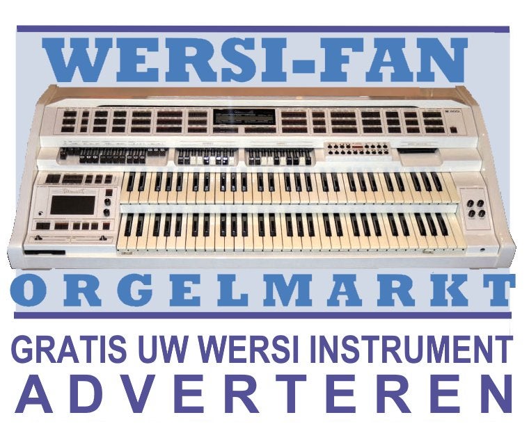 Gratis uw Wersi Instrument Adverteren Wersi-Fan-NL, Ophalen, Nieuw, 1 klavier, Orgel