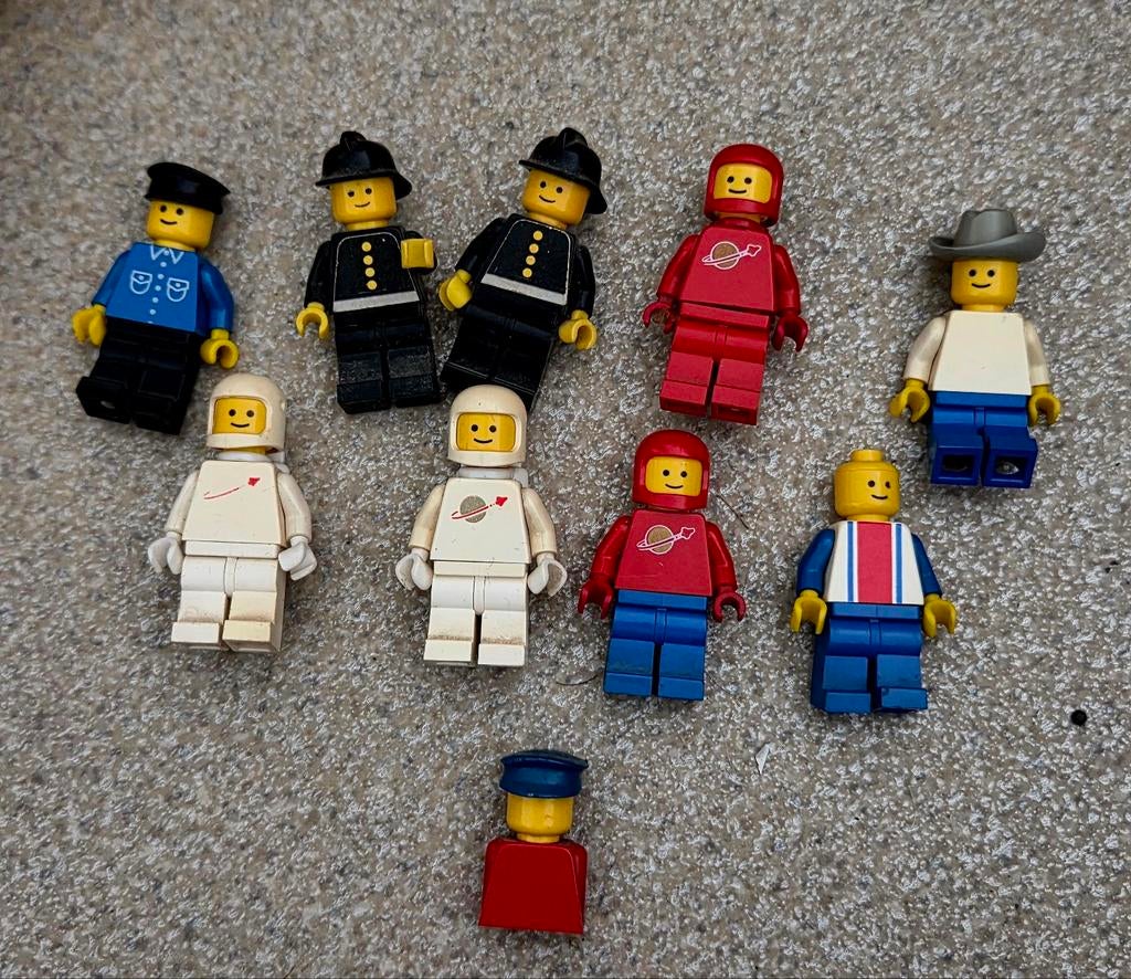 Vintage Lego  Collectie - Brandweer, Ruimte, Cowb, Inclusief minifiguren, Gebruikt, Overige thema's, Lego