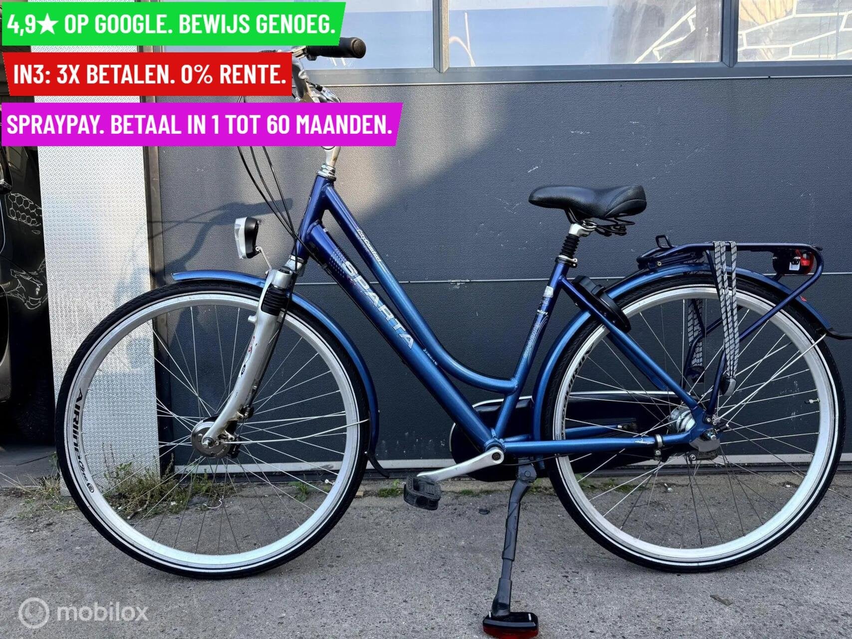 Damesfiets Sparta City Comfort 28"/46cm/Blue, Gebruikt, Sparta, Facebikenl@gmail.com, 53 tot 57 cm