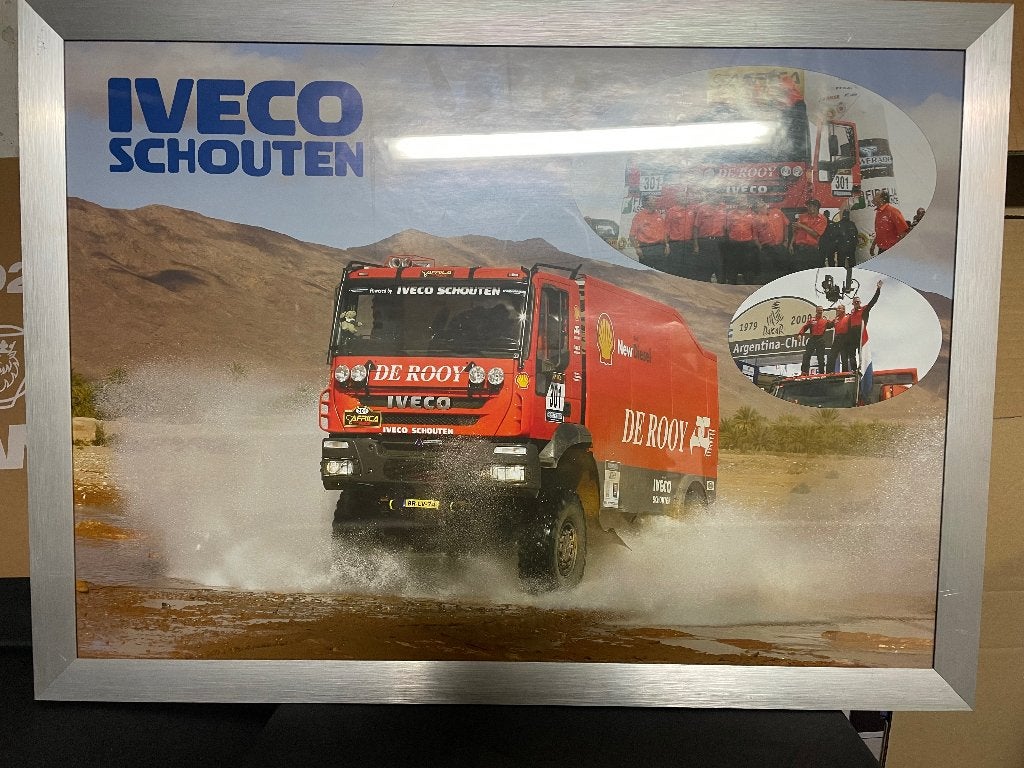 Iveco poster met lijst, Ophalen of Verzenden, Auto's