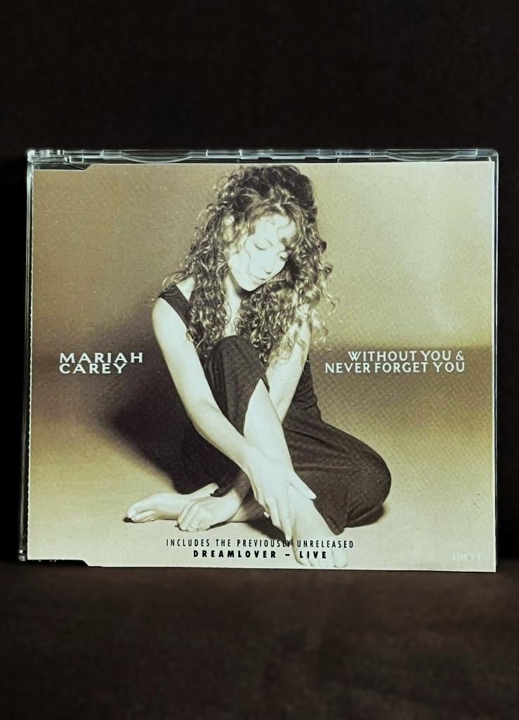 Mariah Carey – Without You & Never Forget You (1994, CDS UK), Ophalen of Verzenden, 1990 - 1999, Zo goed als nieuw