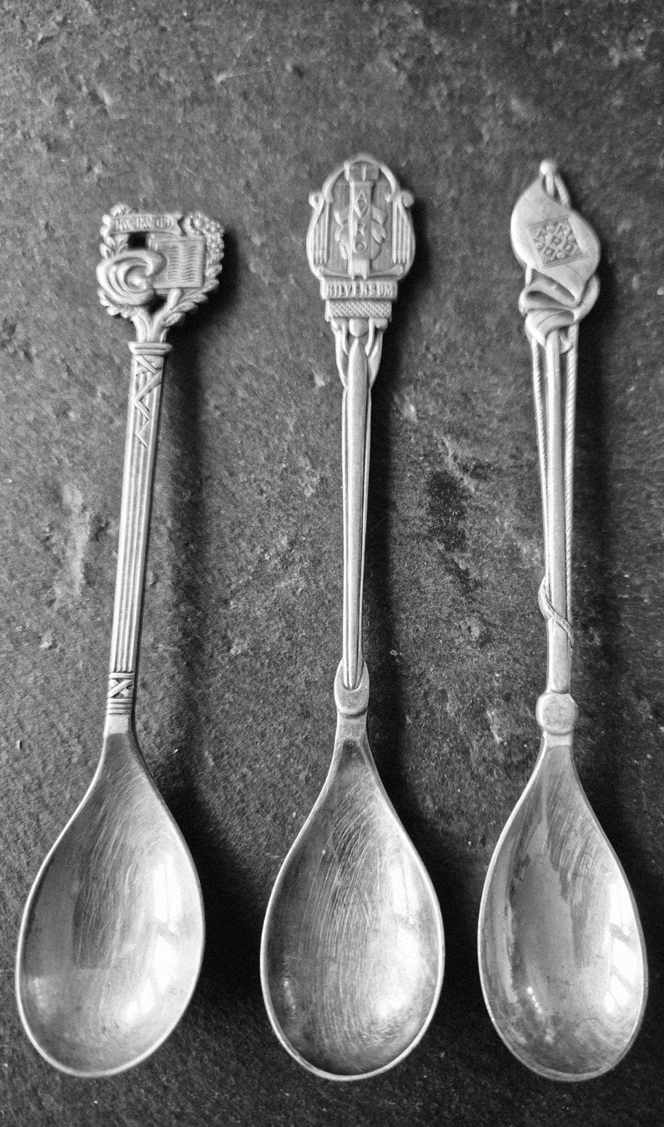 Set van 3 vintage verzamellepels - GEHA 90, Ophalen of Verzenden