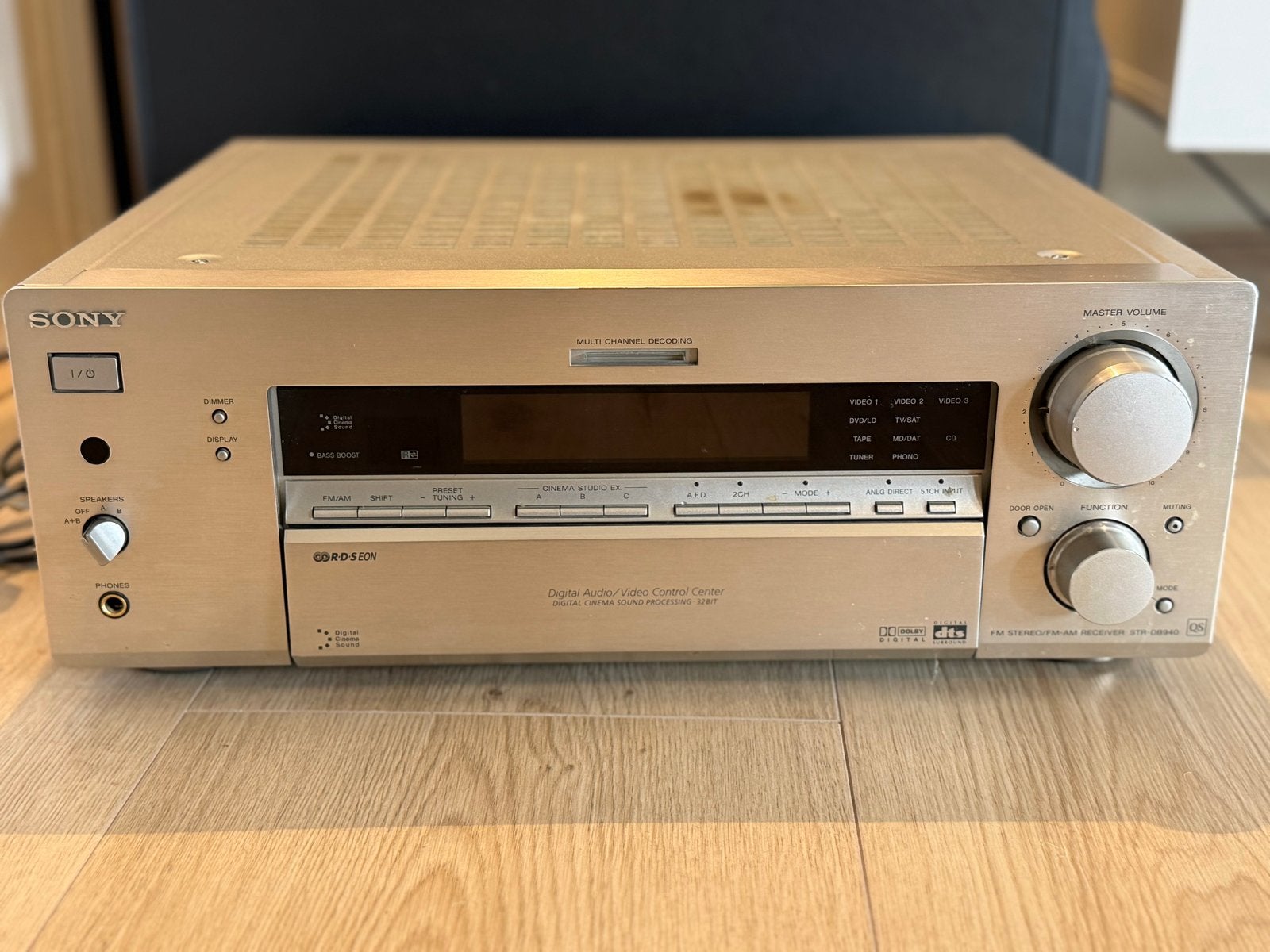 Sony STR-DE845 Receiver met Bose Acoustimass 10 Series II, Gebruikt, Tuner of Radio, Sony, Losse componenten
