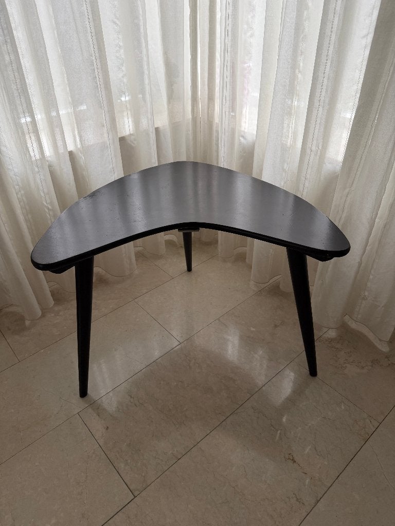 Retro boomerang salontafel / boemerang bijzettafel, Verzamelen, Ophalen, Huis en Inrichting