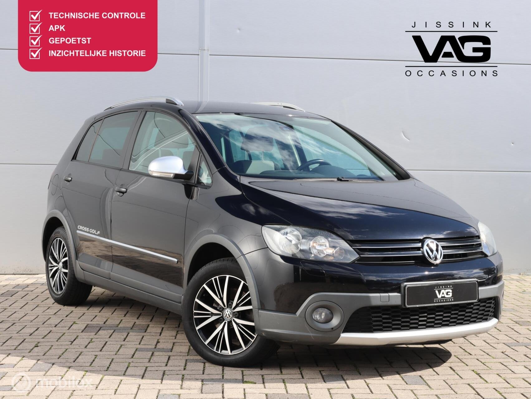 Volkswagen Golf Plus Cross 1.4 TSI Trekhaak Clima Cruise Nav, Euro 5, Gebruikt, Zwart, 4 cilinders
