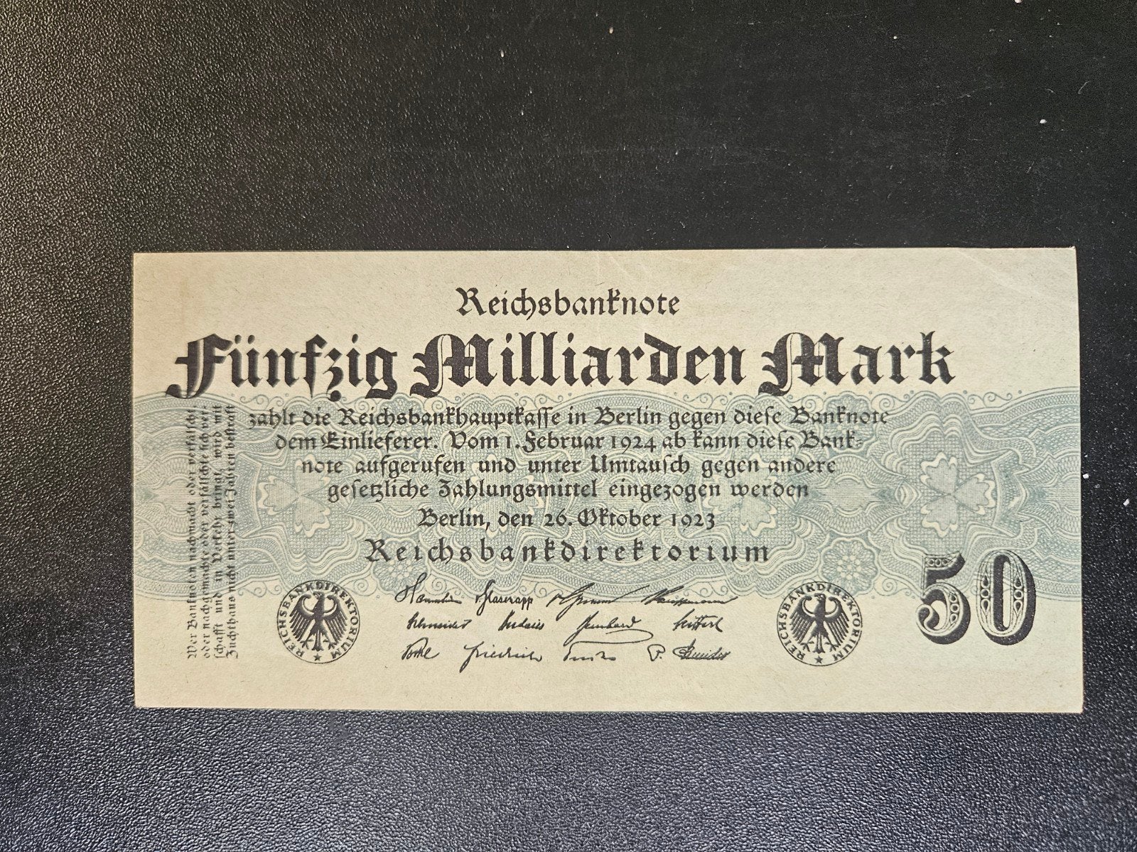 Duitsland pick 125b 1923 zf, Postzegels en Munten, Bankbiljetten | Europa | Niet-Eurobiljetten, Ophalen of Verzenden, Duitsland
