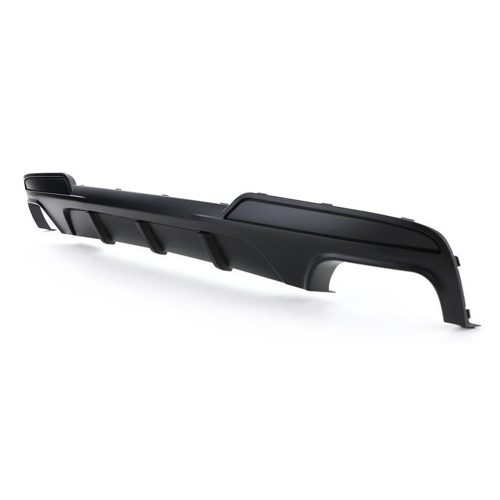 Diffuser Mat Zwart Dubbel Uitlaat Voor Bmw 5 serie F10 M Pak, Verzenden, Automotive Parts, A.parts@hotmail.nl, Trasmolenlaan 12 3447 GZ Woerden