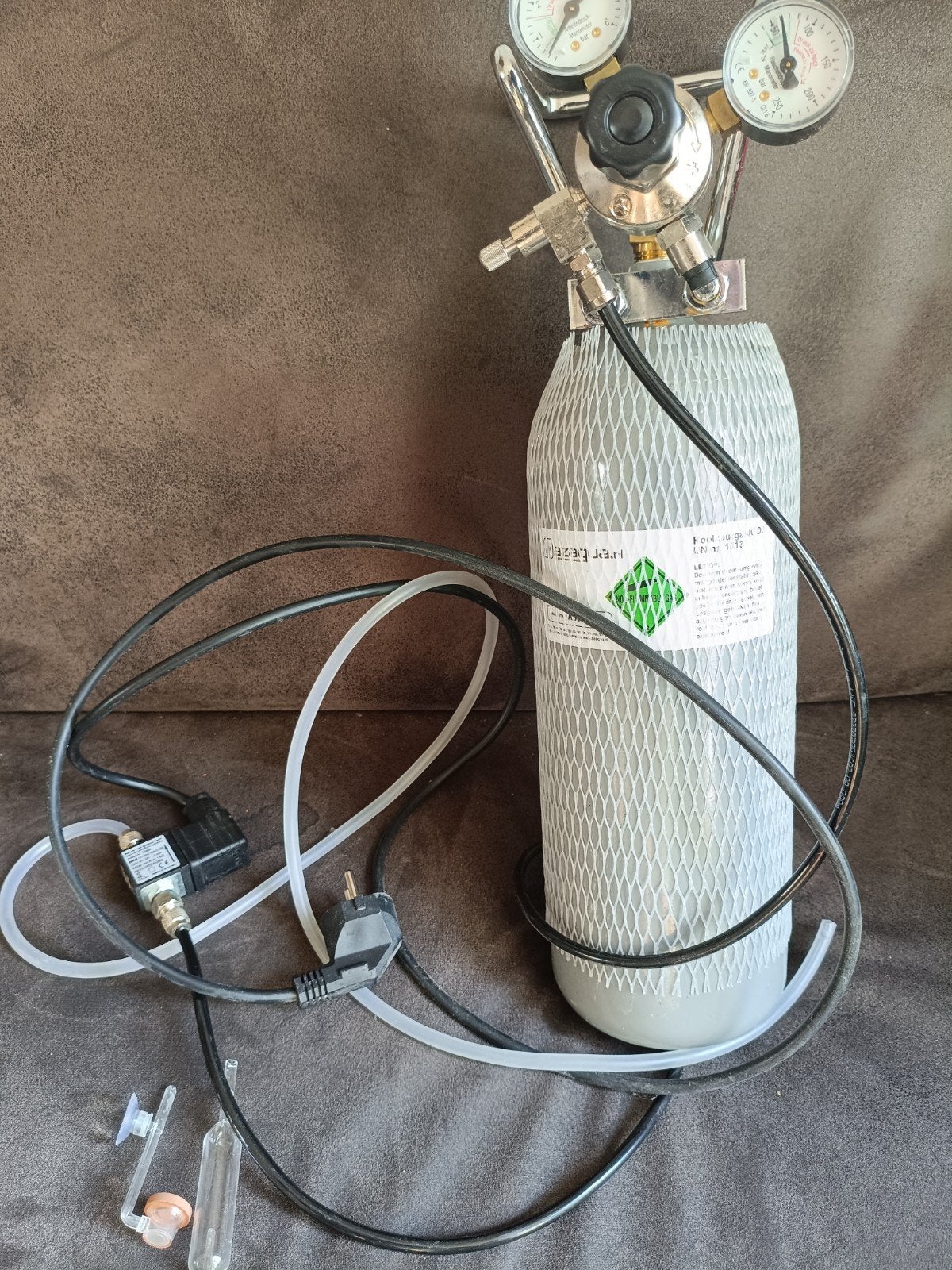 Complete co2 set, Ophalen