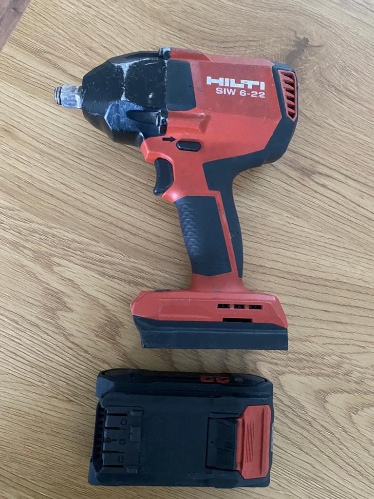 Hilti slagmoersleutel, Ophalen, Zo goed als nieuw