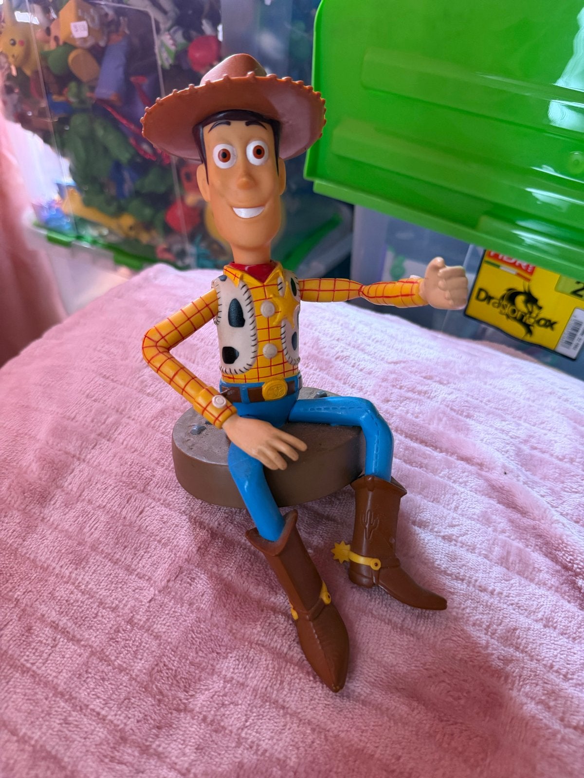 Woody toy story beker houder bovenkant, Ophalen of Verzenden, Overige figuren, Zo goed als nieuw, Servies