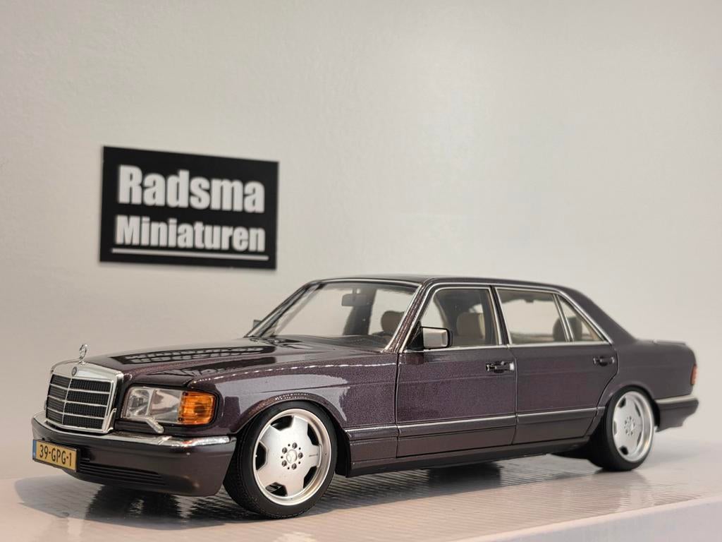 Mercedes S-Klasse W126 Bornit - AMG Monoblock - 1:18 Norev, Overige merken, Auto, Nieuw, Ophalen of Verzenden