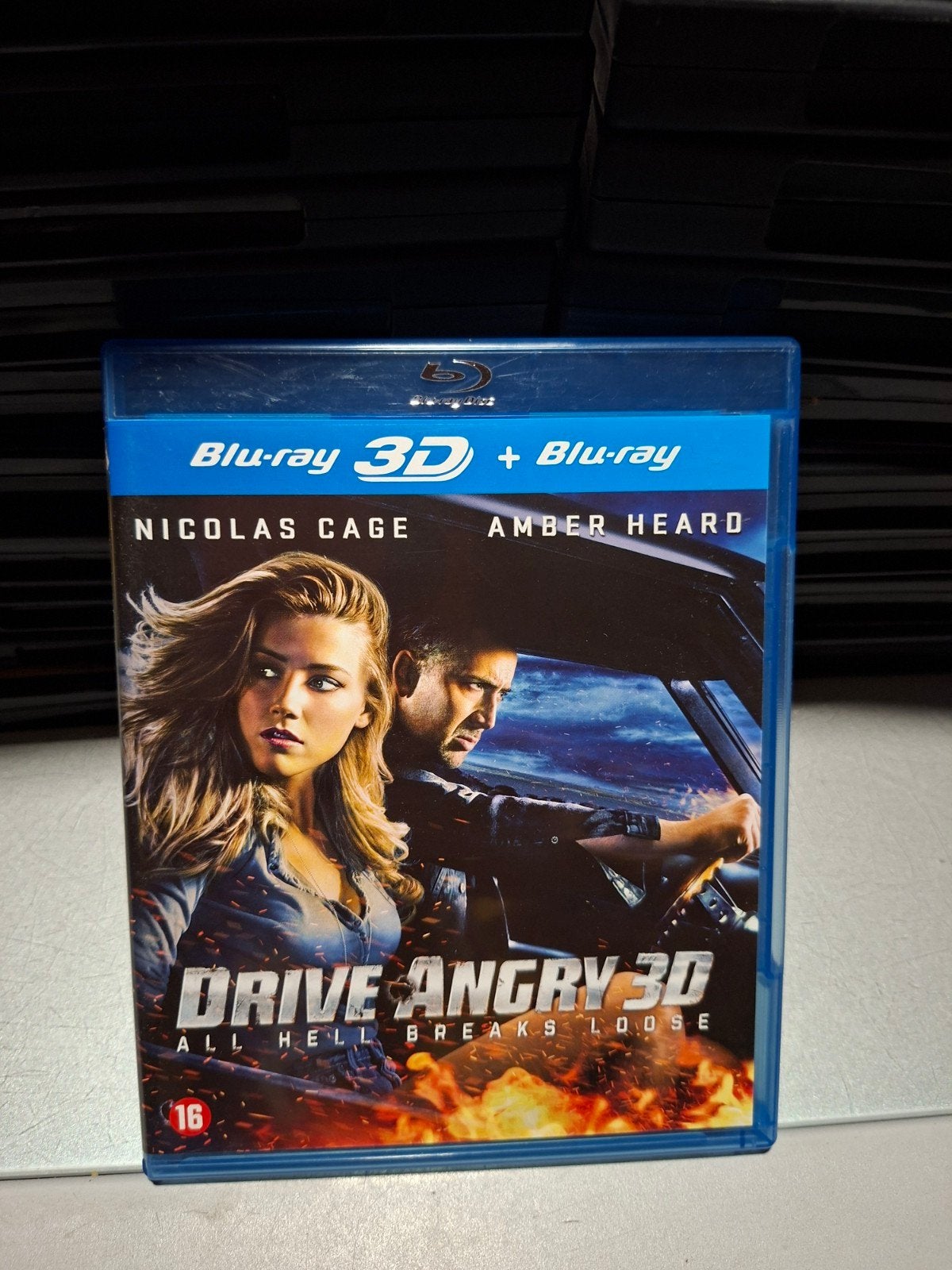 Drive Angry 3D + Blu-ray (Nicolas Cage, Amber Heard), Ophalen of Verzenden