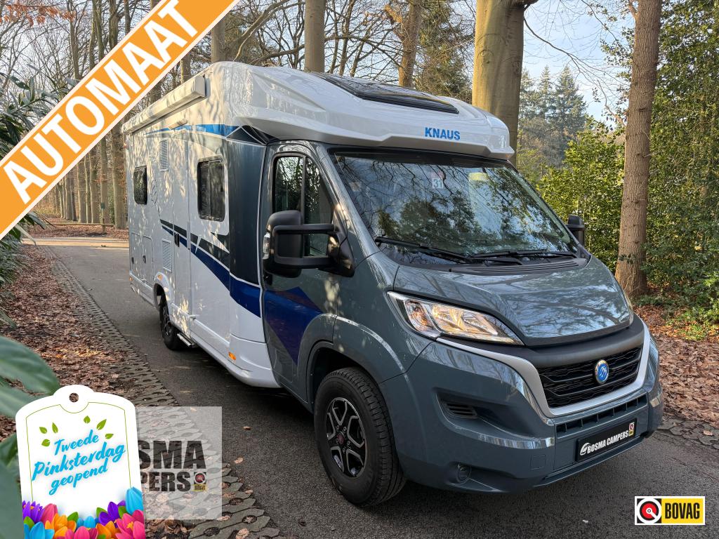 Knaus Live Wave 650 MF Hefbed Automaat 10000 km Airco 2024, Automaat, Luifel, Ringverwarming, Fiat