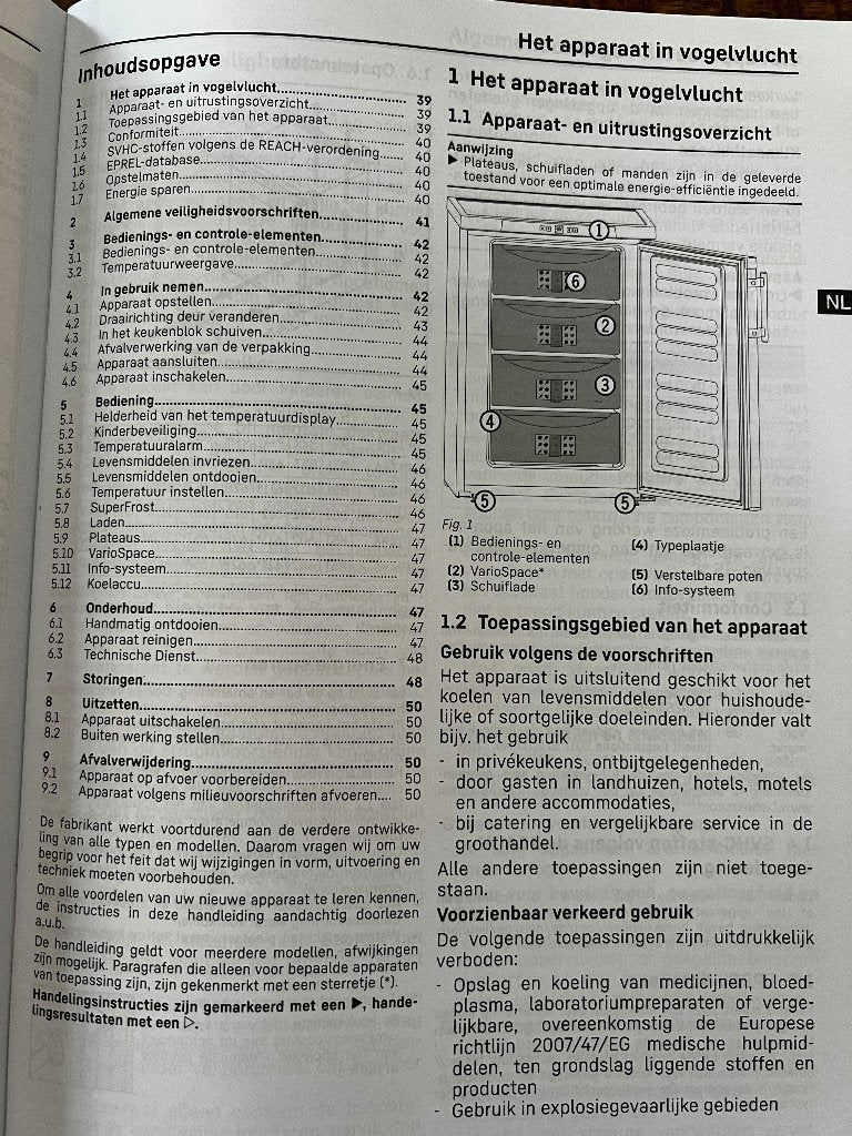 Diepvrieskast, Minder dan 85 cm, Minder dan 60 cm, Zo goed als nieuw, Vrijstaand