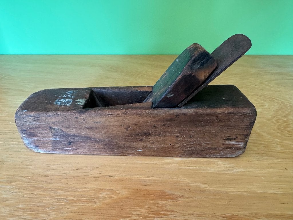 Antieke houten blokschaaf, Ophalen of Verzenden