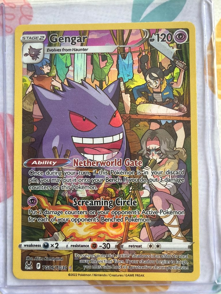 Gengar – Trainer Gallery – Lost Origin – TG06, Ophalen of Verzenden, Zo goed als nieuw, Losse kaart