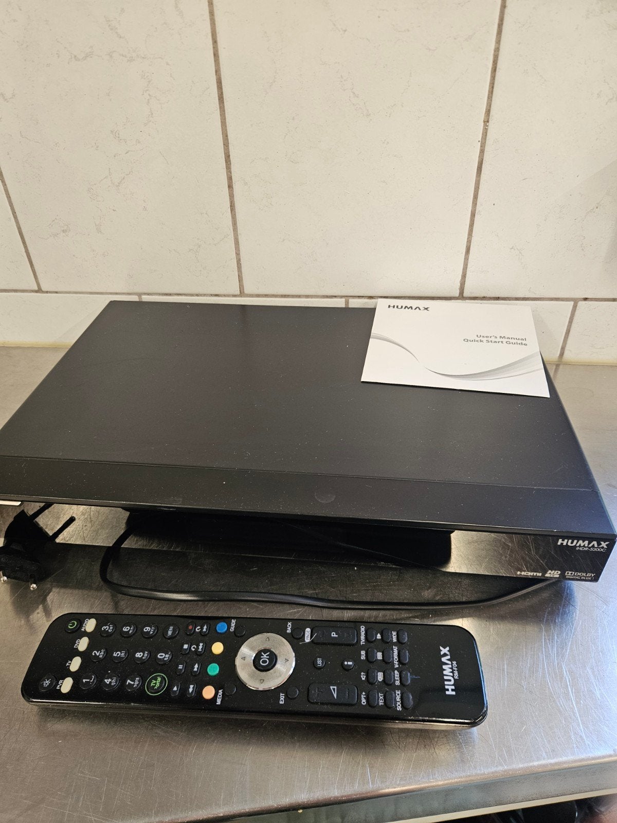 Humax RM-F04 Decoder met Afstandsbediening, Audio, Tv en Foto, Ophalen of Verzenden, Gebruikt, Decoder