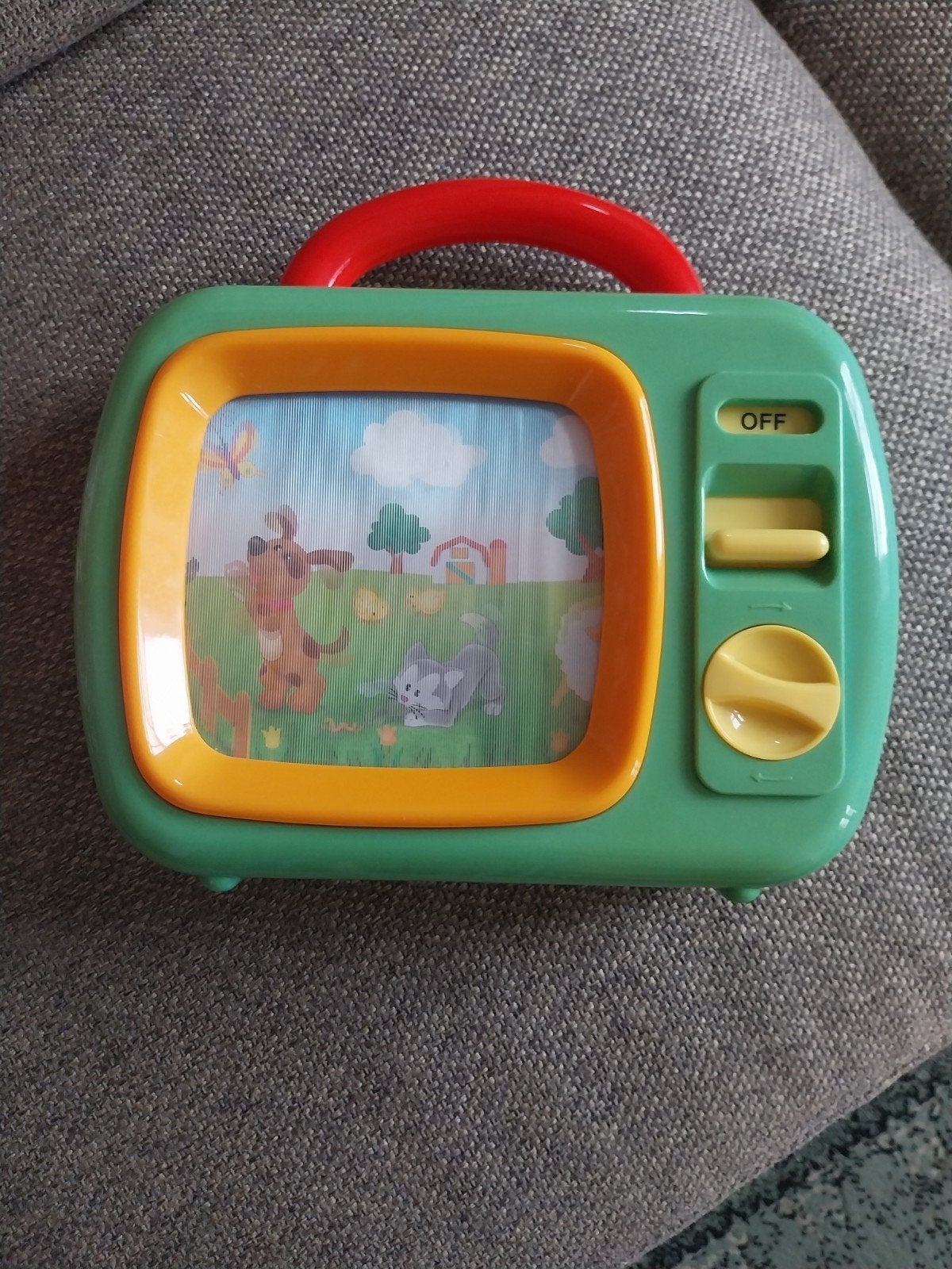 Vintage Baby TV Muziekdoosje Speelgoed, Ophalen of Verzenden