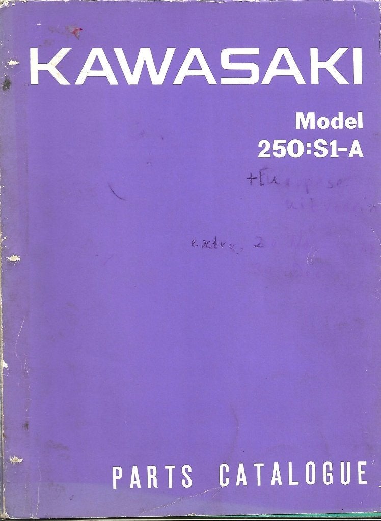 Kawasaki 250 S1 A S1 B parts list (1159z), Verzenden, Kawasaki