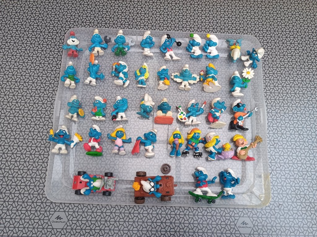 Verschillende Schleich Smurfen aan € 3,50, Ophalen of Verzenden, Gebruikt, Verschillende Smurfen, Poppetje, Figuurtje of Knuffel