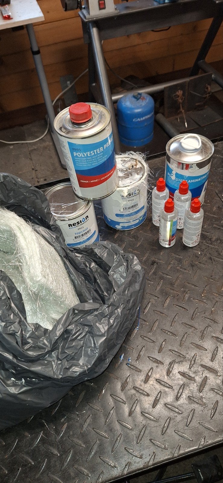 polyester. doek.harder topgel, Ophalen, Wit