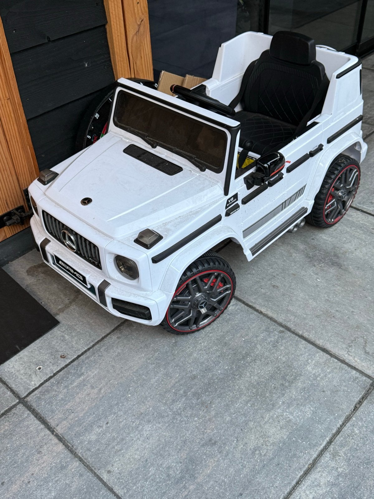 Mercedes G-Klasse AMG kinderauto - bijna nieuw, accu defect, Kinderen en Baby's, Ophalen of Verzenden, Zo goed als nieuw