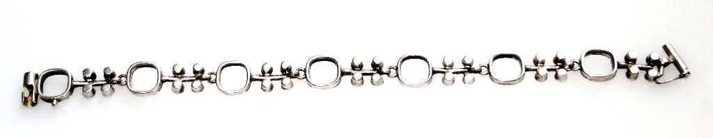 Schitterende Finse Zilveren Jorma Laine Design Armband, Ophalen of Verzenden, Zilver, Armband