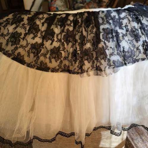 Petticoat, Ophalen of Verzenden, Zo goed als nieuw, Zwart, Boven de knie
