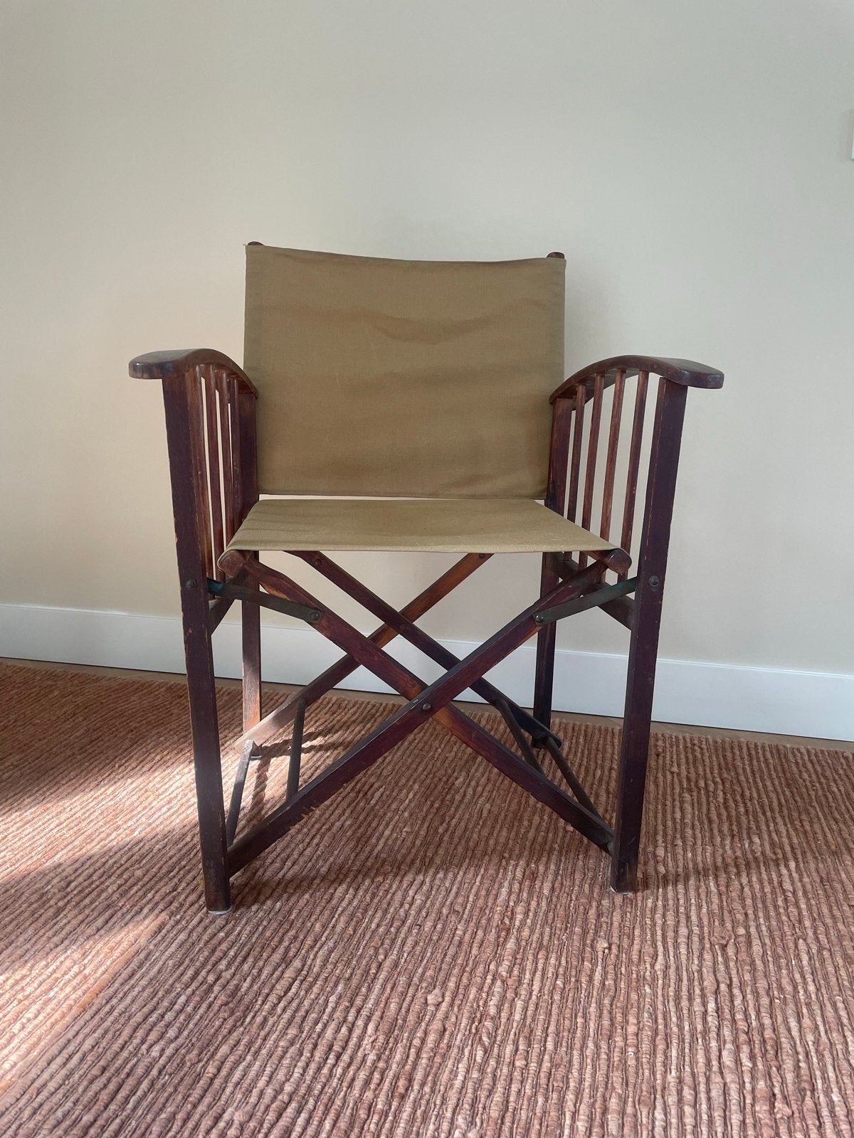 Vintage Regisseursstoel - Hout & Canvas, Ophalen