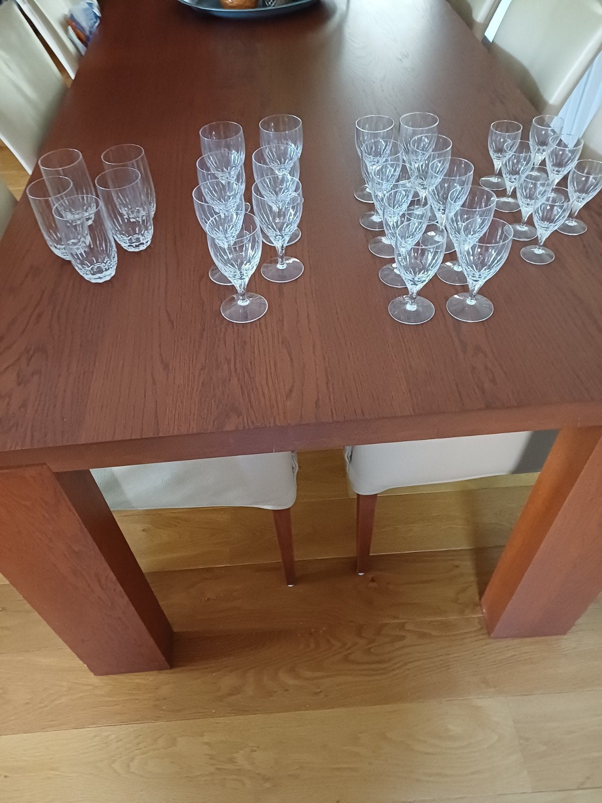 kristallen glasservies, Huis en Inrichting, Keuken | Servies, Ophalen, Glas, Overige stijlen, Glas of Glazen