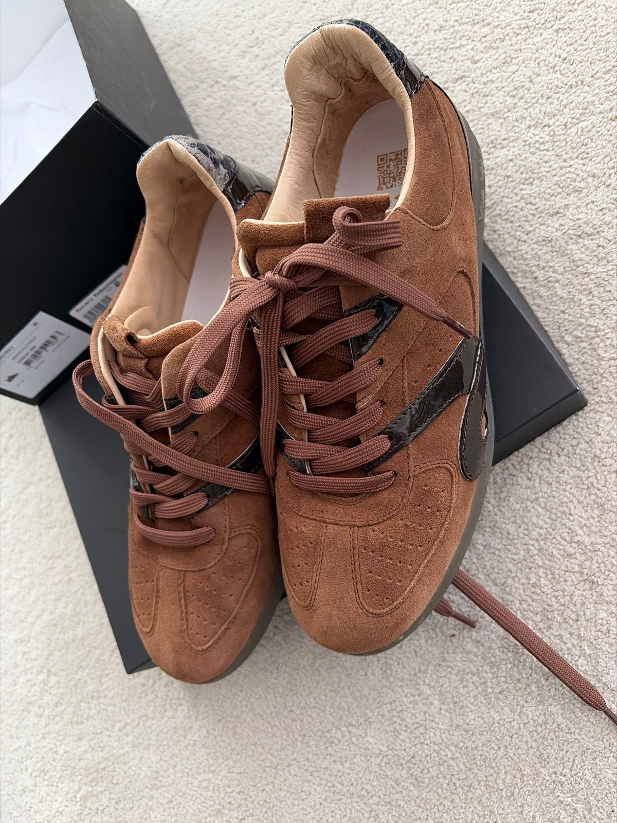 VIA VAI Nilla Macy sneakers - Cognacbruin, Kleding | Dames, Schoenen, Verzenden, Nieuw, Bruin, Sneakers of Gympen