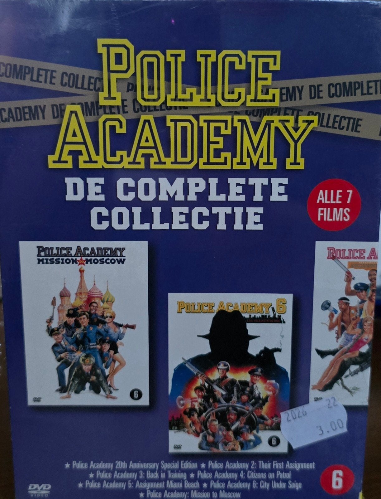 Police Academy: De Complete Collectie (7 Films) DVD Boxset, Ophalen of Verzenden
