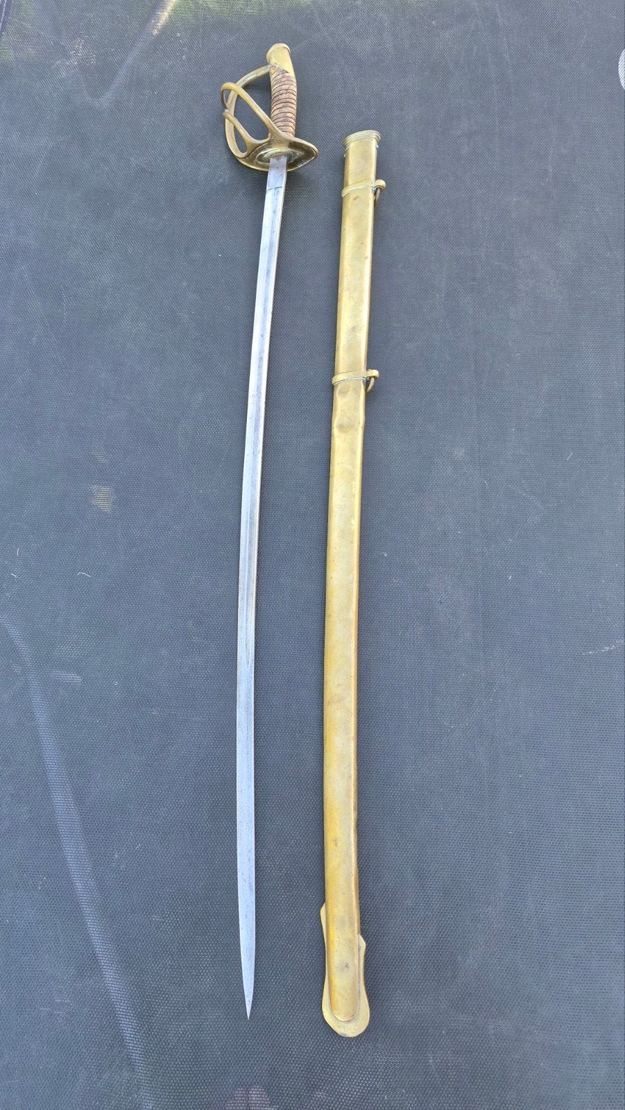 Antieke Sabel – Bannerman New York – Germany – Met Schede, Ophalen of Verzenden, Landmacht, Zwaard of Sabel
