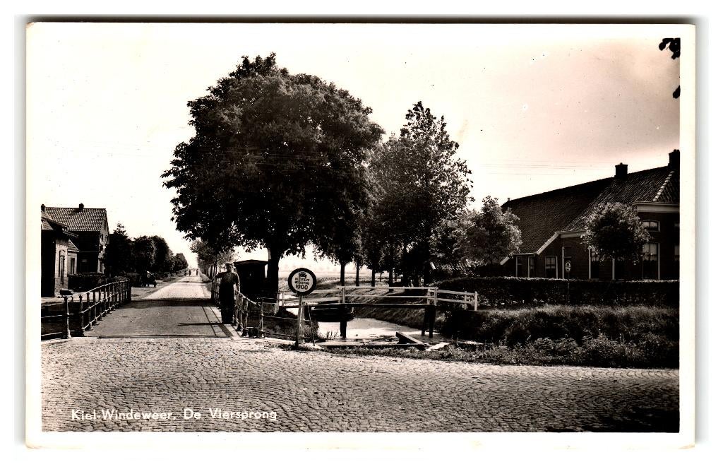 Kiel-Windeweer, De Viersprong, Verzenden, 1940 tot 1960, Gelopen, Groningen
