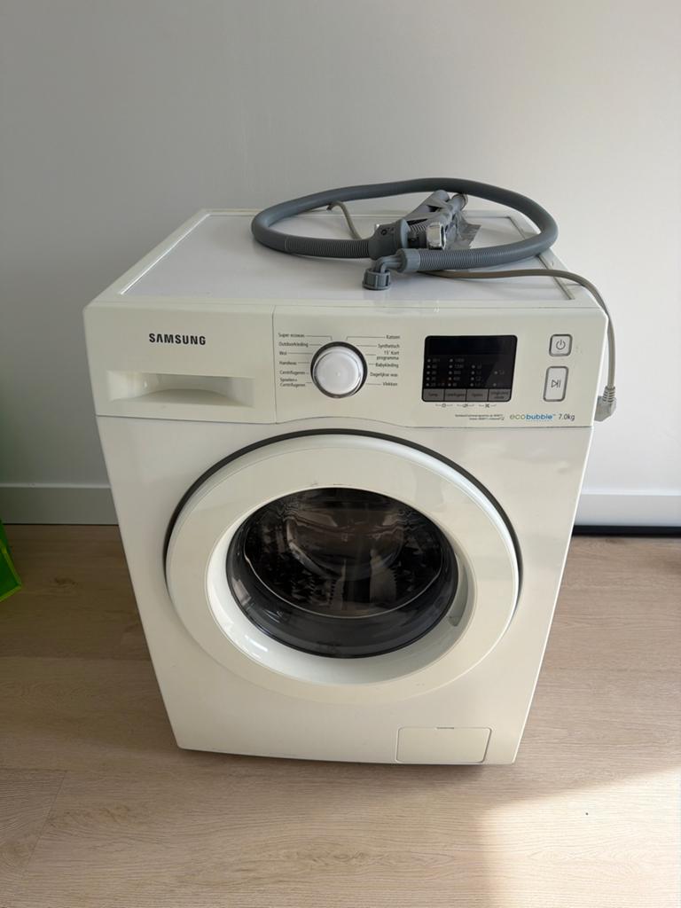 Samsung EcoBubble 7.0kg Wasmachine - Gebruikt, Witgoed en Apparatuur, Wasmachines, Gebruikt, Voorlader, 6 tot 8 kg, 85 tot 90 cm