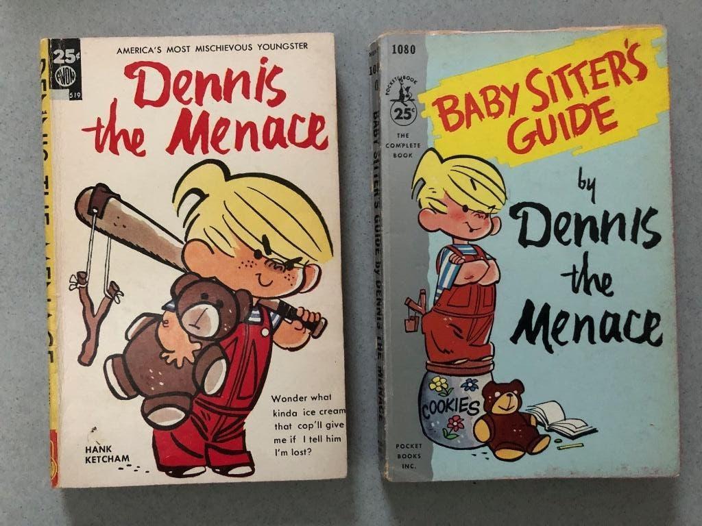 Dennis the Menace pockets 1952 en 1954, Boeken, Strips | Comics, Gelezen, Eén comic, Amerika, Ophalen of Verzenden