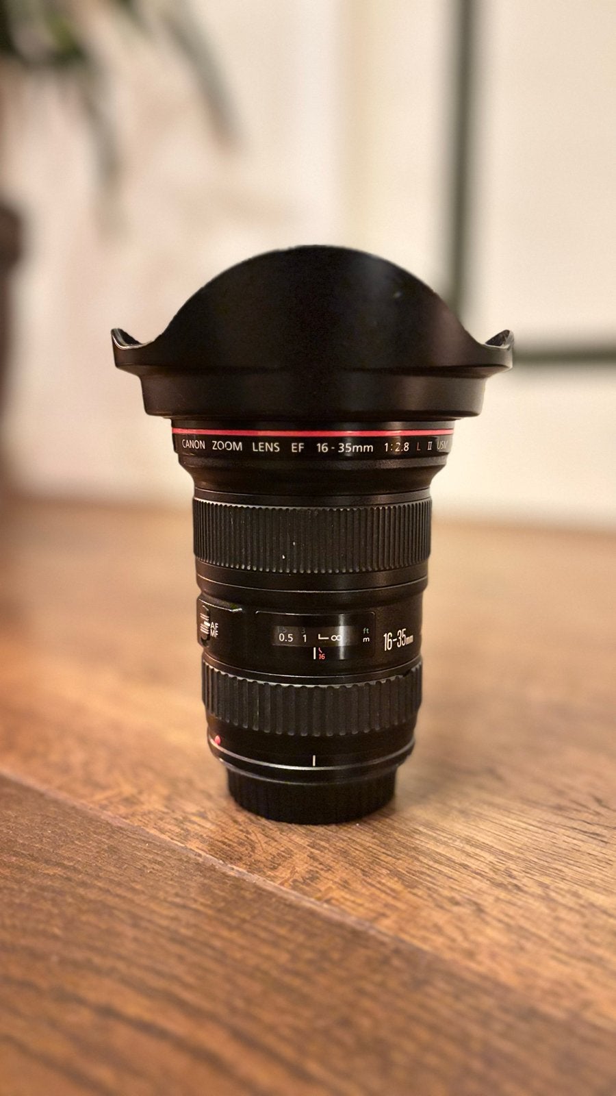 Canon EF 16-35mm f/2.8 L II USM Groothoeklens, Audio, Tv en Foto, Ophalen, Gebruikt, Canon, Autofocus