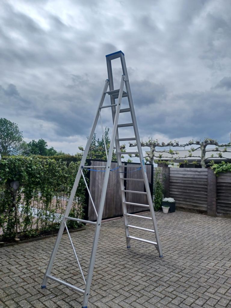aluminium trapladder, Doe-het-zelf en Verbouw, Ladders en Trappen, Ophalen