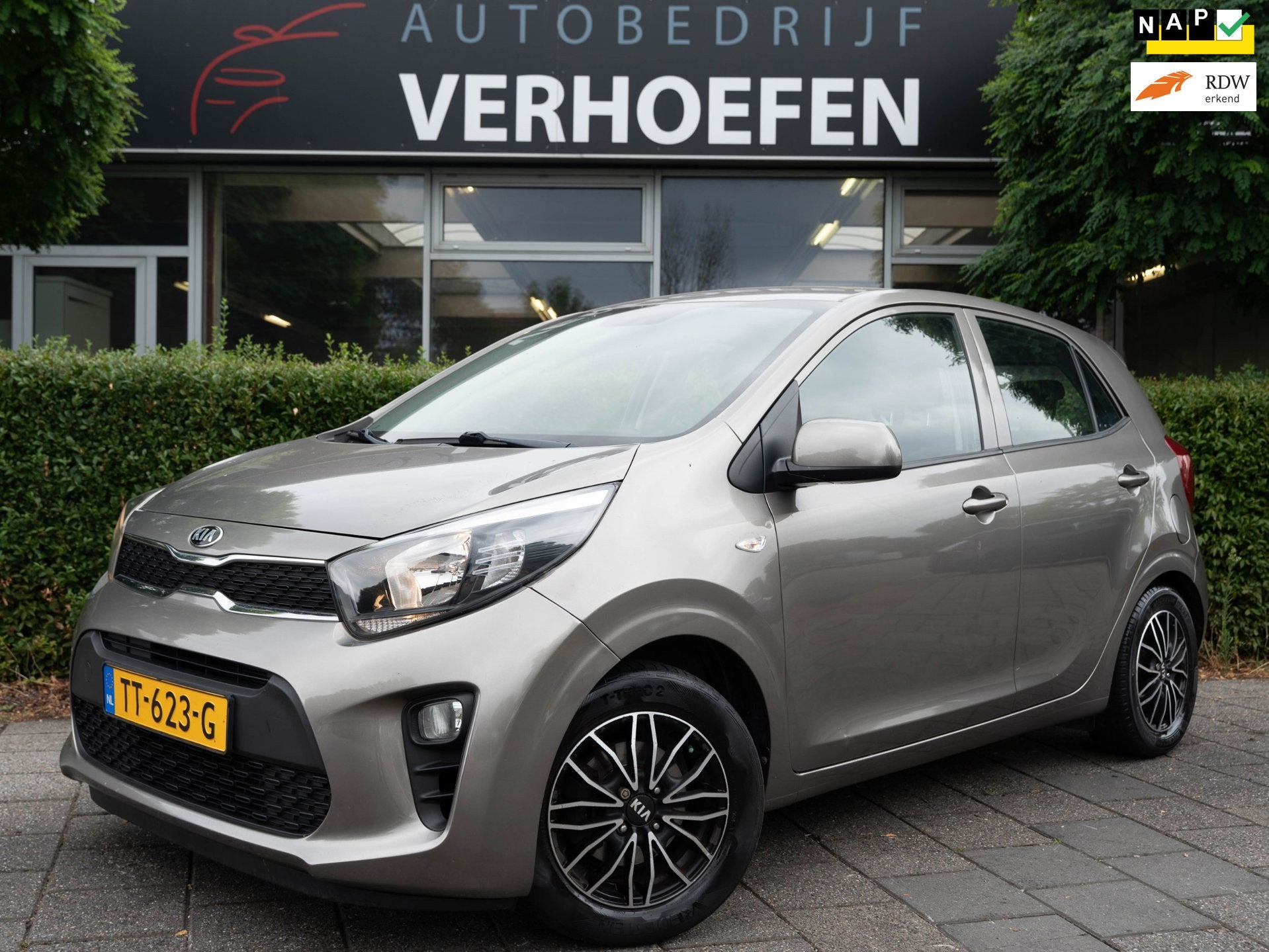 Kia Picanto 1.0 CVVT ComfortPlusLine Navigator | APPLE CARPL, Gebruikt, Euro 6, 4 stoelen, Origineel Nederlands
