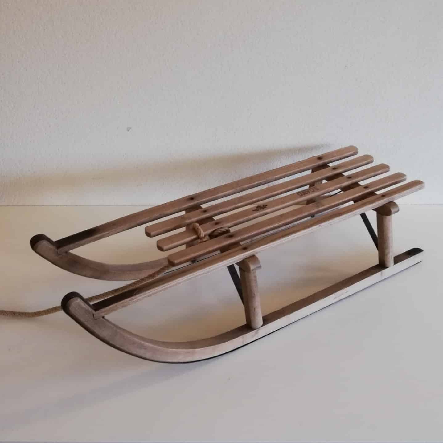 Gevraagd: Houten Rodel Slee, Kinderen en Baby's, Ophalen, Gebruikt, Hout
