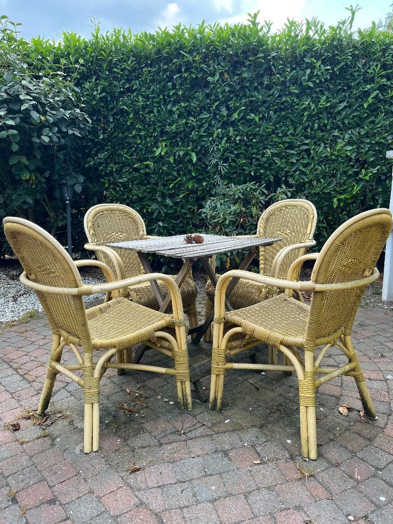 Terrasset 4 horecastoelen, Ophalen, 4 zitplaatsen, Gebruikt, Stoel