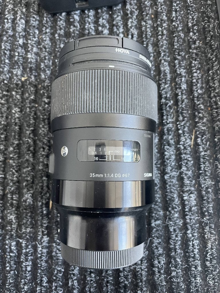 Sigma 35 1.4 DG art, Audio, Tv en Foto, Fotografie | Lenzen en Objectieven, Ophalen, Sony E-mount, Gebruikt, Sigma