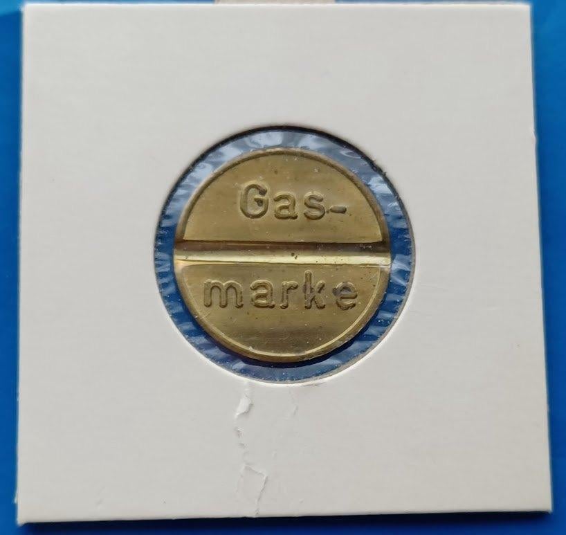 Token - Gas-marke, Verzenden, Overige materialen, Buitenland