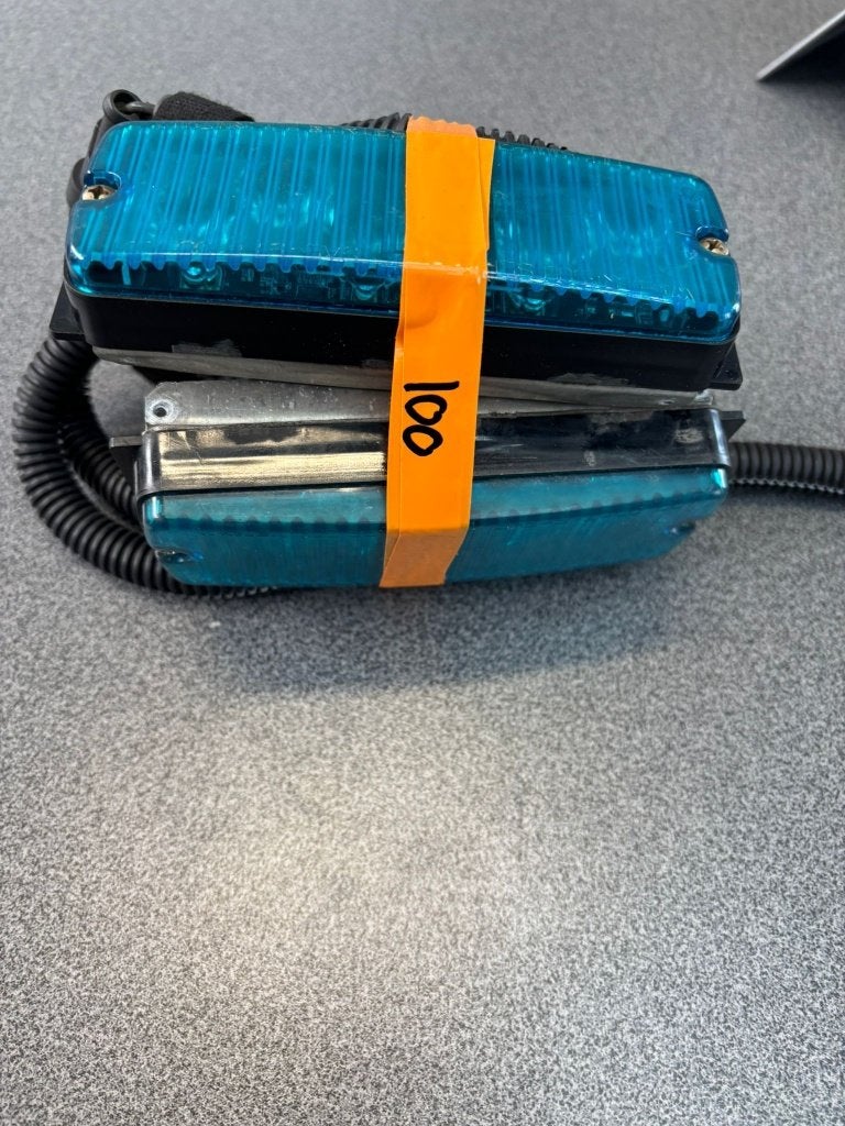 Whelen Flitsers Blauw Set, Ophalen of Verzenden, Gebruikt