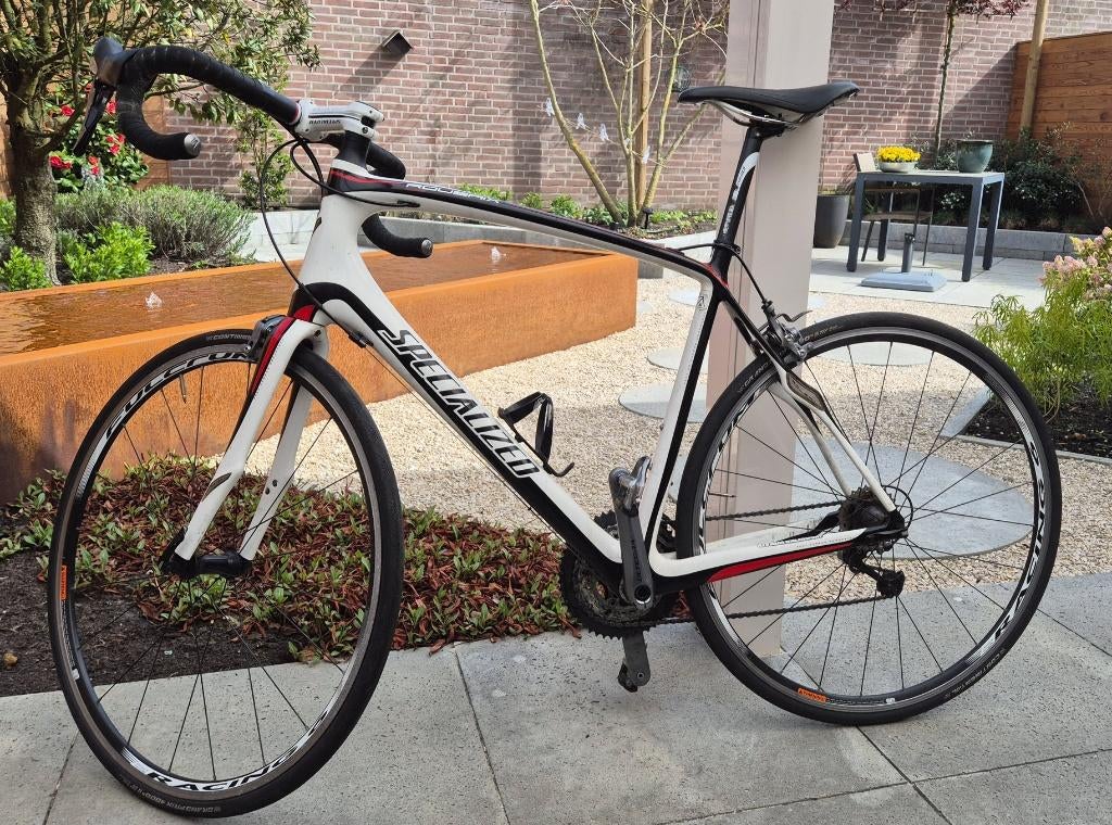Specialized Roubaix Racefiets maat 58 wit, Ophalen, Gebruikt, Overige typen