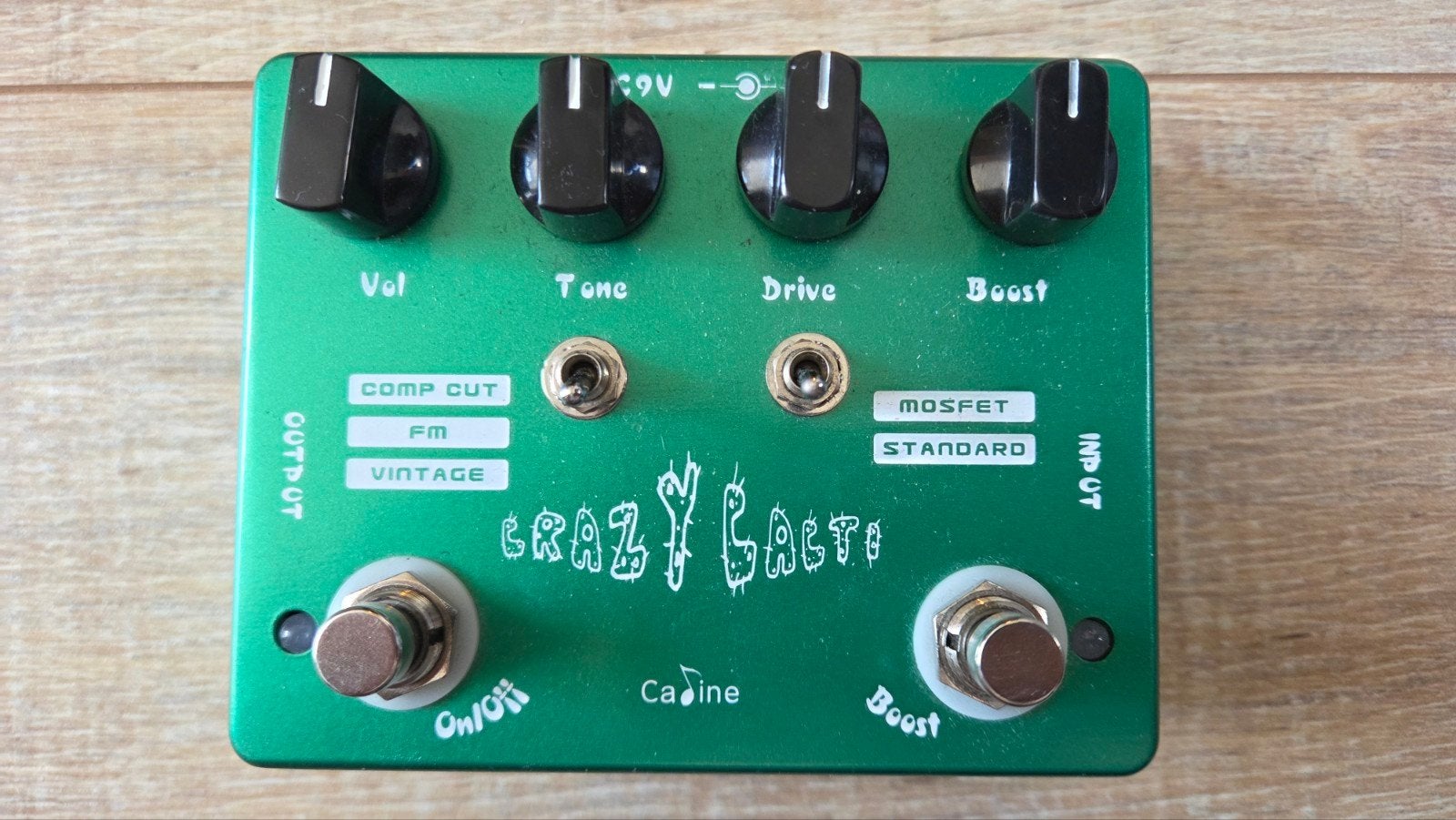 Crazy Cacti Overdrive/Boost (Fulltone Fulldrive Clone), Muziek en Instrumenten, Ophalen, Zo goed als nieuw, Distortion, Overdrive of Fuzz