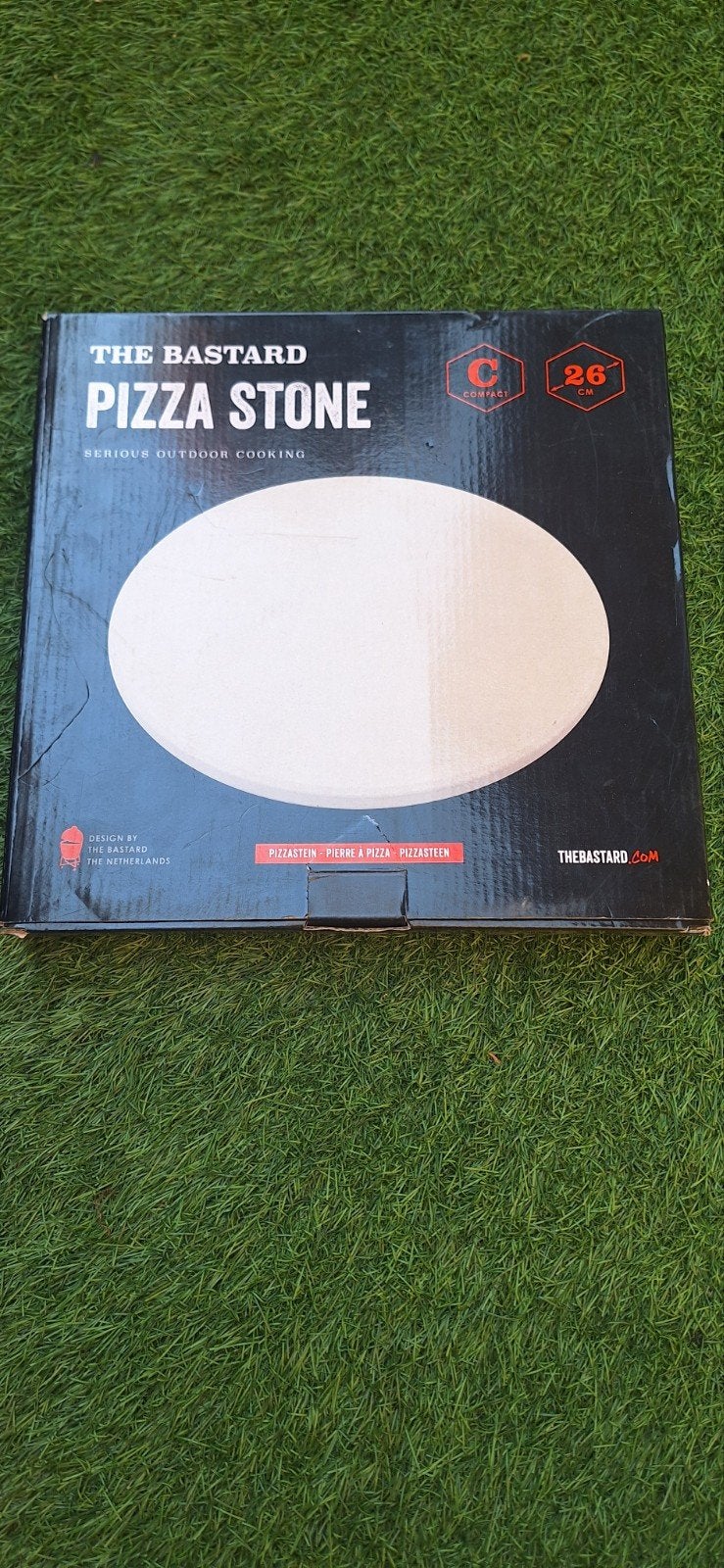 The Bastard pizzasteen Compact 26 cm, Ophalen of Verzenden, Zo goed als nieuw, The Bastard