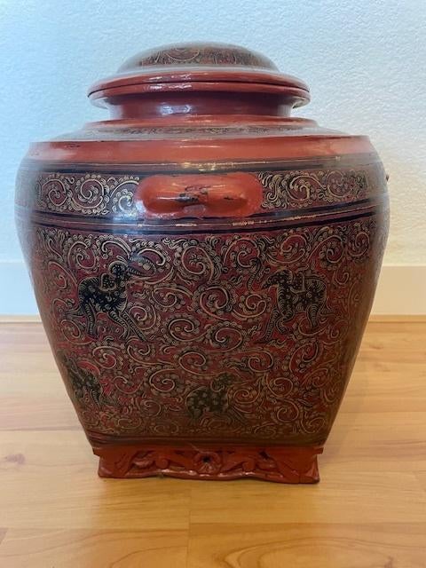 chinese lakdoos, Antiek en Kunst, Ophalen