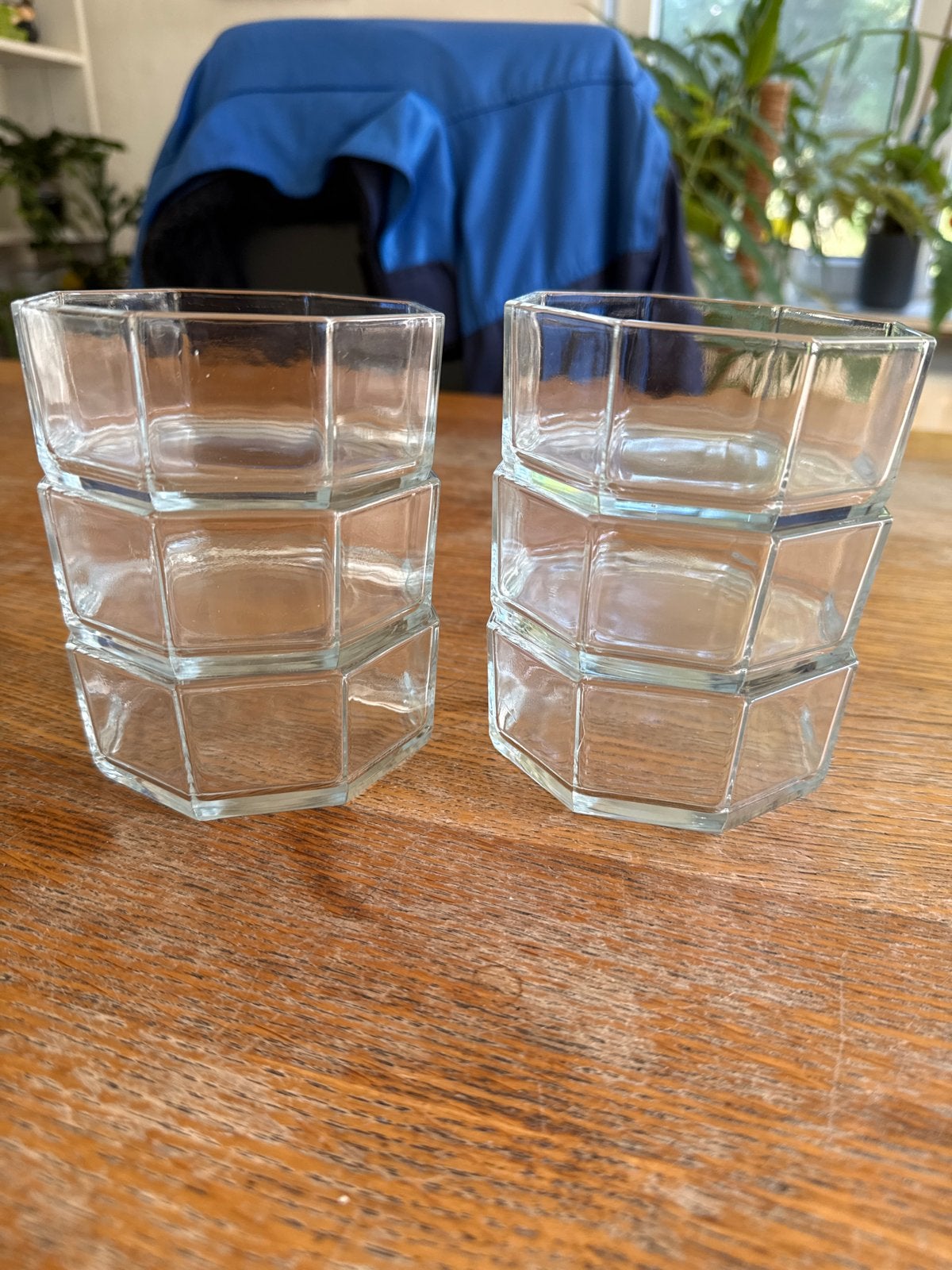 Set van 6 vintage glazen schaaltjes - Made in Italy, Ophalen of Verzenden